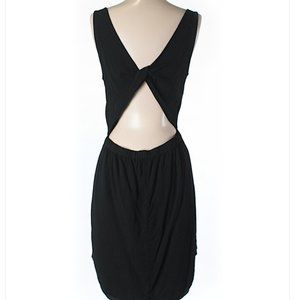 Flattering Black Dress with Back Cut-Out